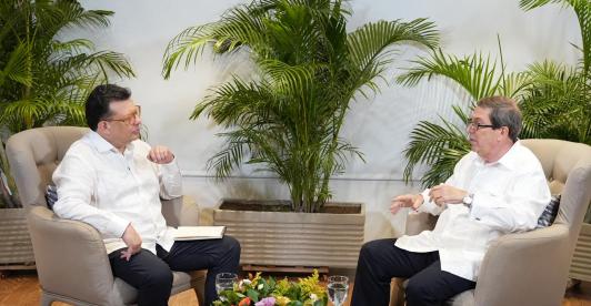 Canciller de Cuba, Bruno Rodríguez.