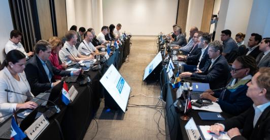 Agenda de la Celac. / Foto: Cancillería.