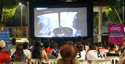 Cine con la Gente en Arauca. / Foto: RTVC.