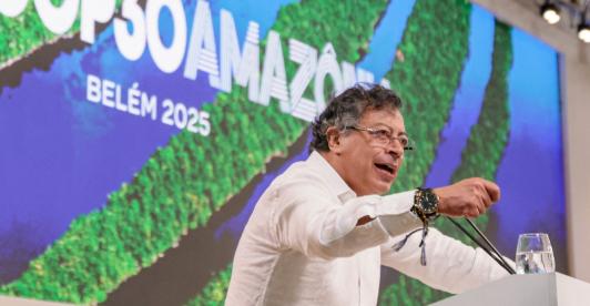 Petro sobre la COP30 en Brasil. / Foto: AFP.