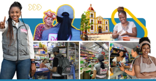 imágenes del dane, sobre rostros de la encuesta nacional de unidades económicas