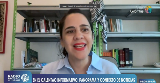 'No podemos permitir que el esclavismo que sumió a Colombia y el Cauca en una guerra perpetua vuelva a surgir': Luciana Cadahia 