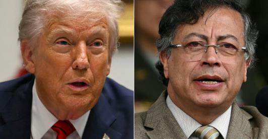 Trump amenaza al presidente Petro y a Colombia.