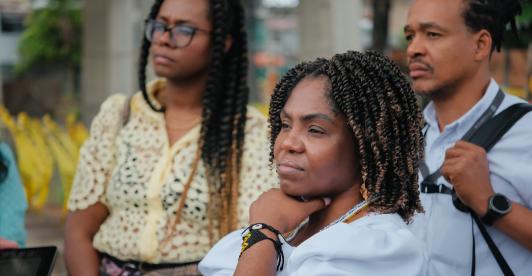 Vicepresidenta Francia Márquez rechaza la violencia en Valle y Cauca.