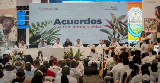 Gobierno y CN-EB pactan zonas de ubicación temporal en Nariño y Putumayo por diez meses