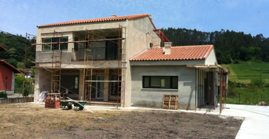 casa en construcción