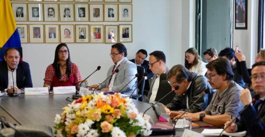 Mesa para el salario mínimo 2026. / Foto: MinTrabajo.