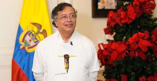 Presidente Petro sobre Colfuturo. / Foto: Presidencia.