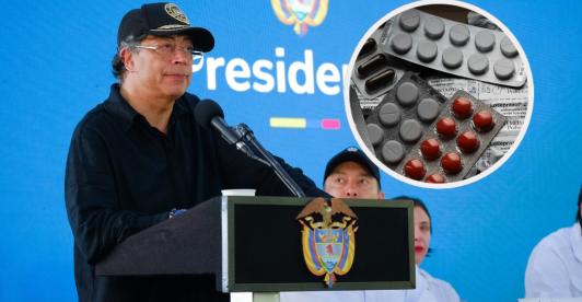 Petro sobre sobrecostos de medicamentos. / Fotos: Presidencia y Freepik.