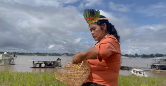 Uno de los mayores referentes culturales del pueblo Bora es su tradición artesanal en cestería