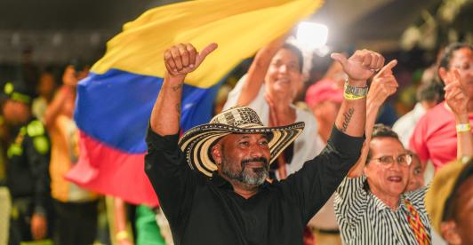 Concentraciones 7 de enero. / Foto: Presidencia.