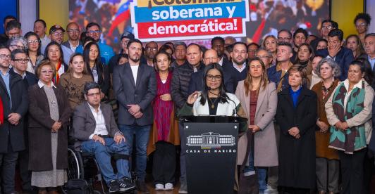 Gobierno colombiano denuncia "agresión" de EE.UU. y llama a movilización en respaldo al presidente Petro