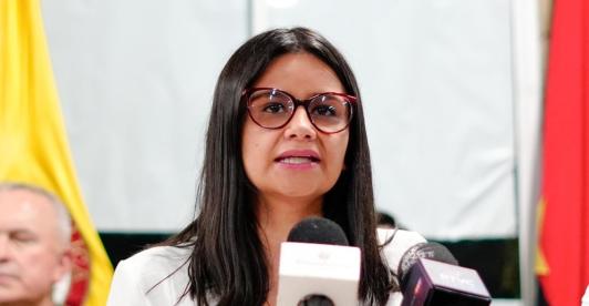Angie Rodríguez. / Foto: Presidencia.