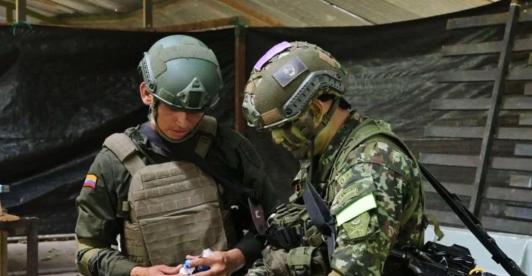 Incautación de cocaína / Fotos: X MinDefensa.