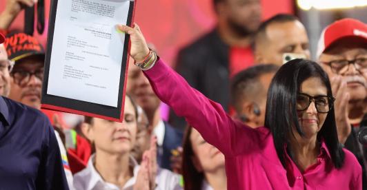 Delcy Rodríguez anuncia amnistía general en Venezuela