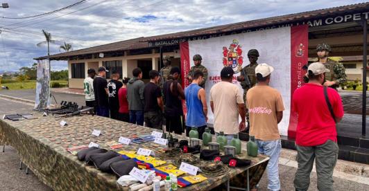 Ejército somete a Comisión 34 de la disidencia de alias Calarcá.