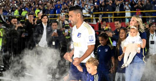 Falcao regresa a Millonarios. / Foto: AFP.