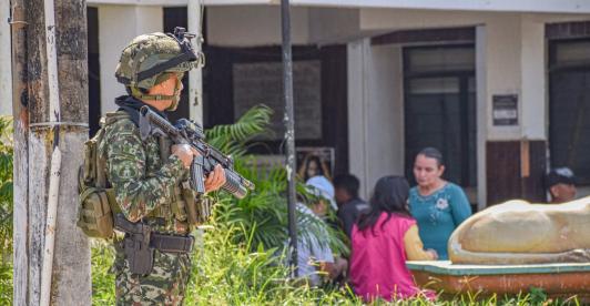 Fuerzas Militares presentan balance de la Operación Catatumbo.