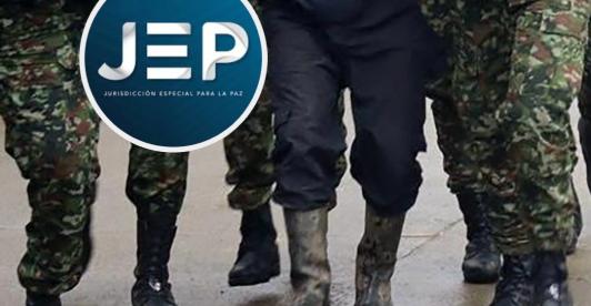 JEP sobre Coronel Figueroa. / Fotos: AFP y JEP.