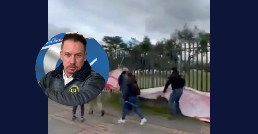 Jorge Castillo, candidato conservador, incita a la violencia en redes.