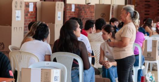 Jurado de votación. / Foto: Registraduría.