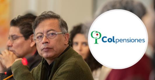 Petro desmiente a El Tiempo. / Fotos: Presidencia y Colpensiones.