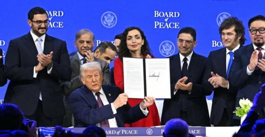 Críticas a Trump por plan para una nueva Gaza. / Foto: AFP.