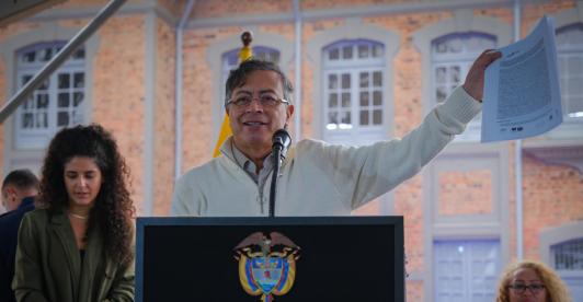 Presidente Petro anunció reactivación del Hospital San Juan de Dios