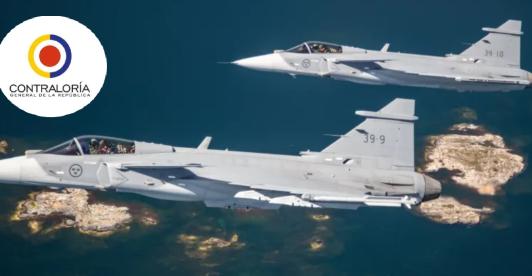 Contraloría avala proceso y contrato para compra de aviones Gripen a Suecia