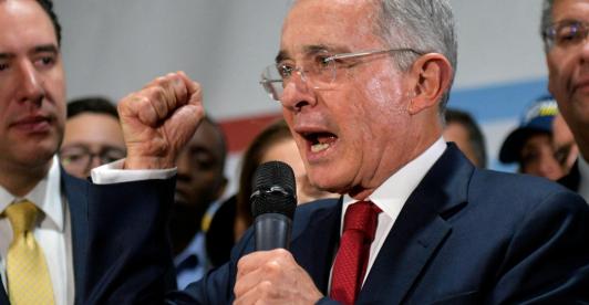 Álvaro Uribe Vélez. / Foto: AFP.