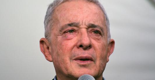 Álvaro Uribe Vélez. / Foto: AFP.