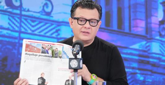 Columna de opinión sobre la desinformación de Semana. / Foto: RTVC.