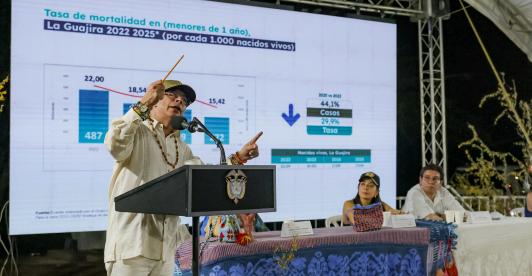 Con agua potable hemos salvado la vida de niños y niñas: Petro