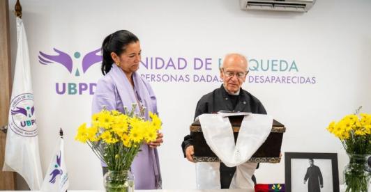 Con dignidad, Unidad de Búsqueda de Desaparecidos ubicó, identificó y entregó los restos de Camilo Torres