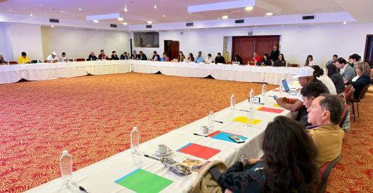 Gobierno pacta cese de homicidios y actos crueles con Autodefensas Conquistadores en la Sierra Nevada. X: @ComisionadoPaz