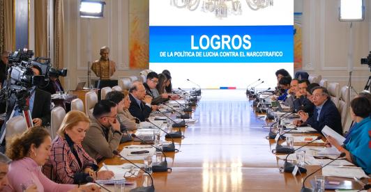 Gobierno Petro ha incautado 3.000 toneladas de cocaína.