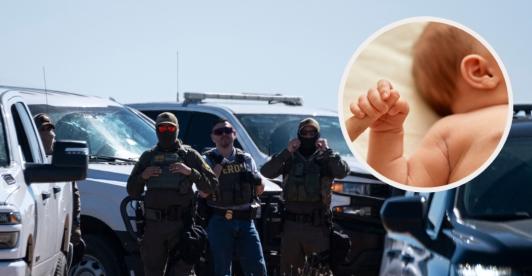 Deportación de bebé de dos meses. / Fotos: AFP y Freepik.