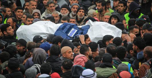 El CJP reporta el segundo año consecutivo con cifras históricas de víctimas de periodistas, con el genocidio en Gaza como el escenario más letal.