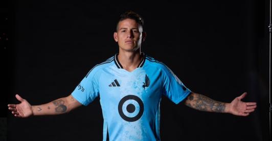 James Rodríguez en Minnesota United. / Foto: X James Rodríguez.