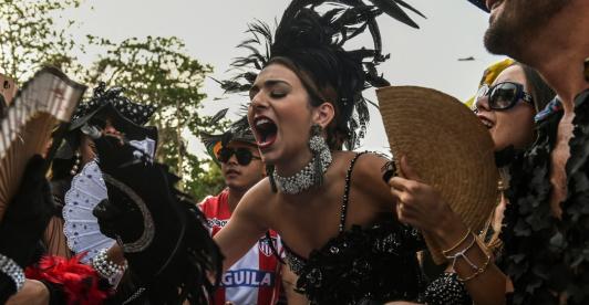 Entierro de Joselito Carnaval. / Foto: AFP.