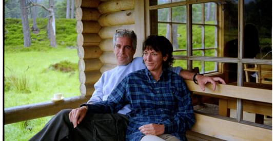Ghislaine Maxwell y Jeffrey Epstein. / Foto: AFP.