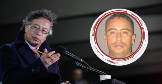 Petro sobre alias Gonzalito. / Foto: Presidencia y redes sociales.