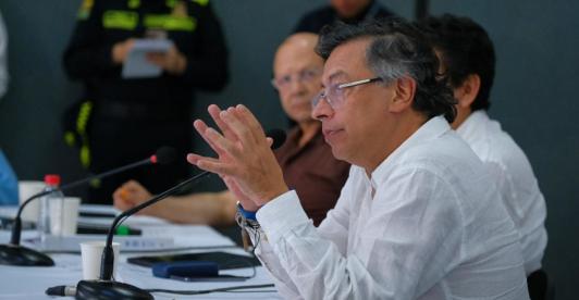 Petro sobre propuesta del fondo ambiental. / Foto: Presidencia.
