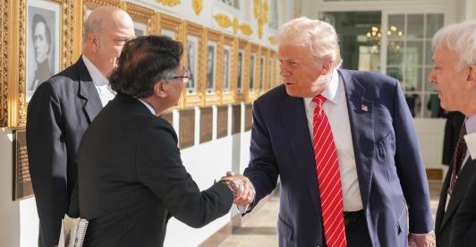Petro pide a Trump ir por los “capos de capos” del narcotráfico.