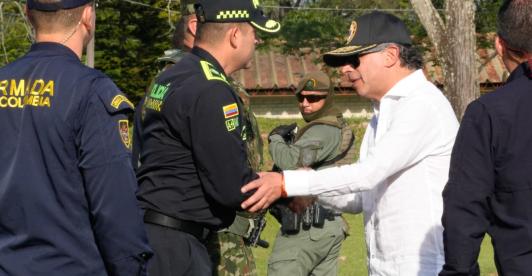 Nuevas medidas de seguridad del presidente. / Foto: Presidencia.