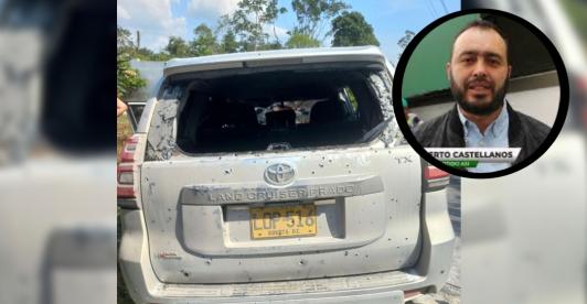 Recompensa de $200 millones por responsables de atentado contra Jairo Castellanos