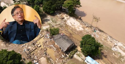 Petro ordena investigar inundaciones en el Caribe y señala manejo irregular