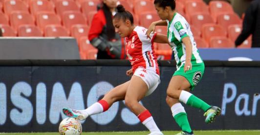 El duelo entre Santa Fe y Nacional por la Liga Femenina por Señal Colombia