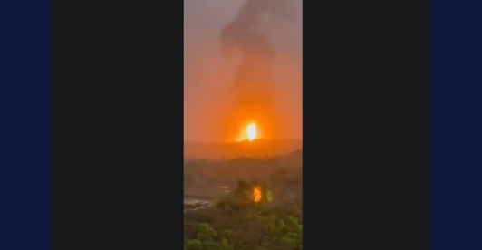 Volcán de lodo hizo erupción en San Juan de Urabá.