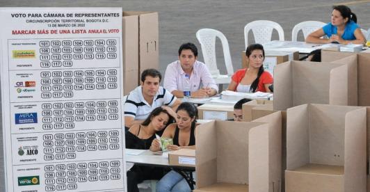 Así quedó el tarjetón para las elecciones al Senado y Cámara de Representantes